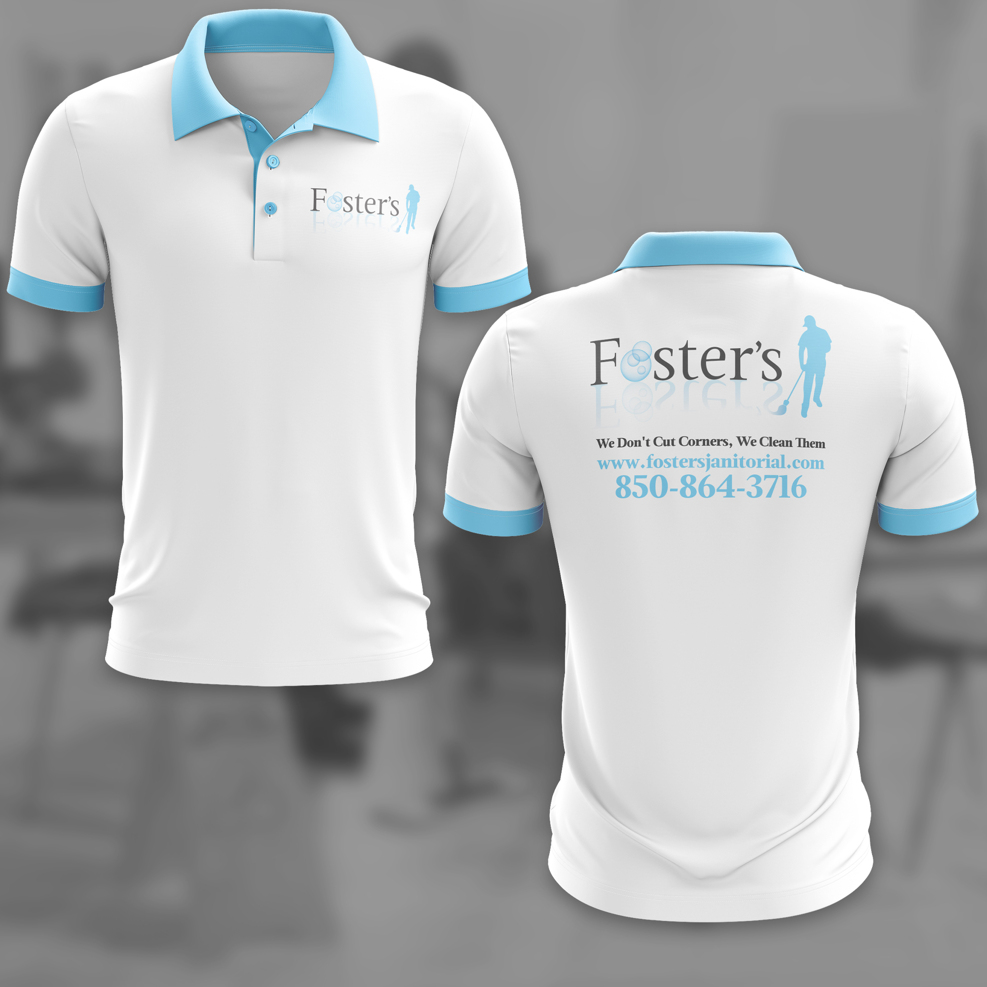 Foster's logo on Polo shirt